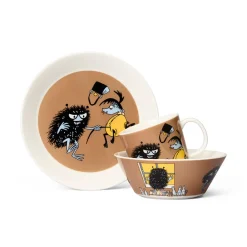 Asjetter>MOOMIN ARABIA Arabia Mummi Asjett 19 cm Stinky i Aksjon