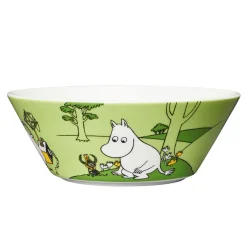 Skåler>MOOMIN ARABIA Arabia Mummi Bolle 15cm Mummitrollet Grønn