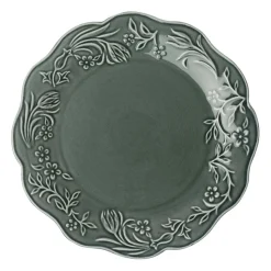 Dype Tallerkener|Tallerkener>CHRISTIANIA 1739 Botanisk Tallerken 26cm Grønn