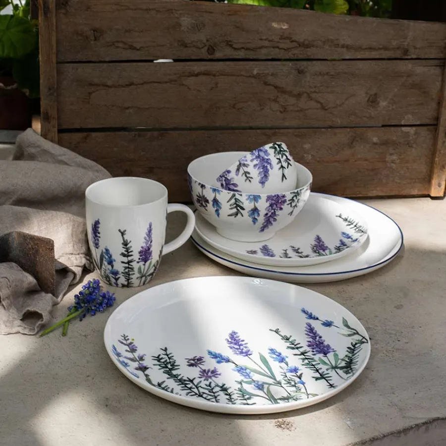 Dype Tallerkener|Tallerkener>SEASONS Christiania 1739 Provence Tallerken 26cm