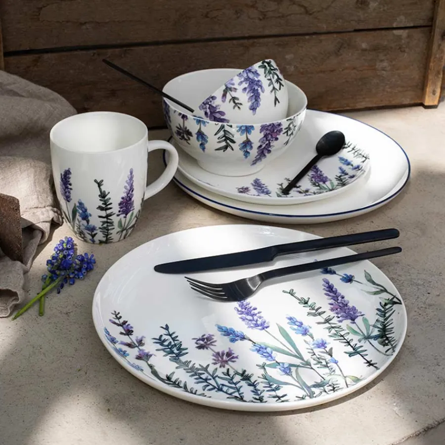 Dype Tallerkener|Tallerkener>SEASONS Christiania 1739 Provence Tallerken 26cm