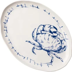 Fat>CHRISTIANIA 1739 Skagen Serveringsfat Krabbe 36cm