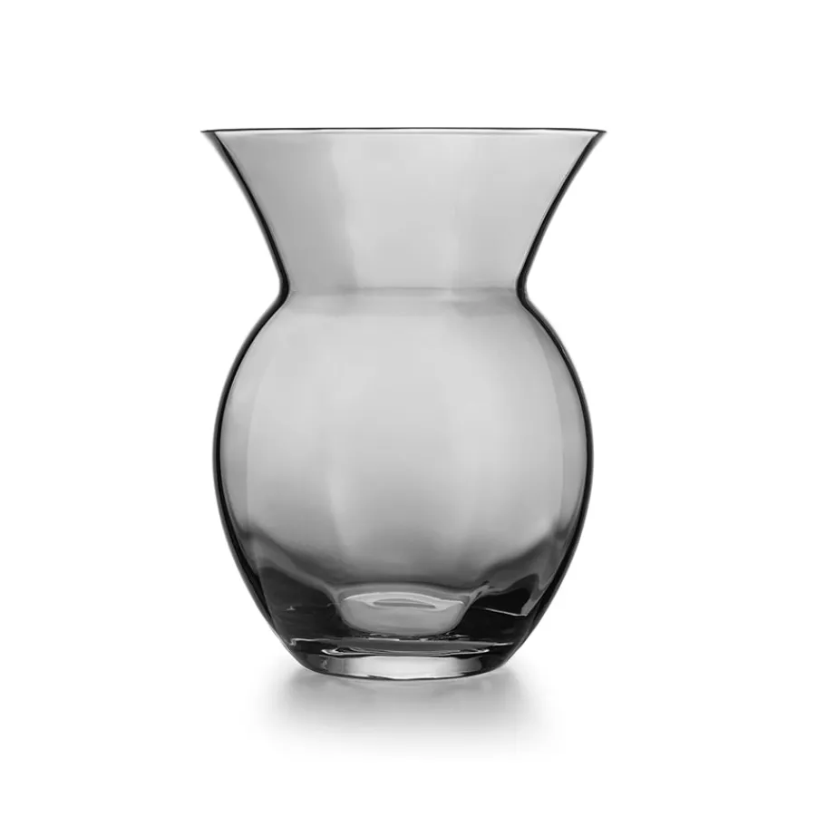 Dekor|Vaser>HADELAND GLASSVERK Daisy Vase Røkgrå 21cm -