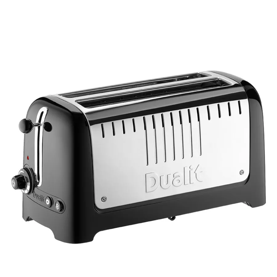 Elektrisk>DUALIT Lite Brødrister 4 Skiver Svart