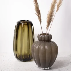 Dekor|Vaser>NOVA Dynamic Vase Sand Opal 21cm