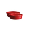 Bakeutstyr>EMILE HENRY Creme Brulee Form 2pk 13cm Rød