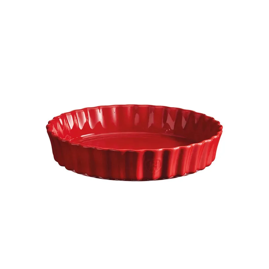 Bakeutstyr>EMILE HENRY Paiform 24cm Rød