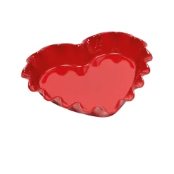 Bakeutstyr>EMILE HENRY Paiform Hjerte 1,5L Rød