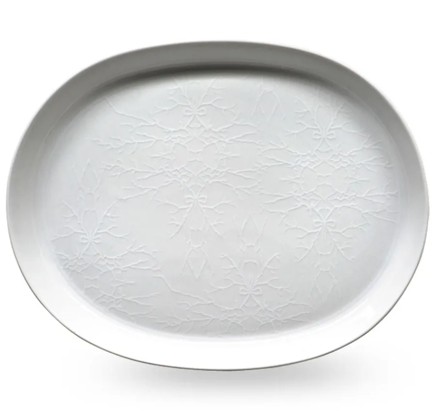 Fat>WIK & WALSØE FAT OVALT 36CM WHITE
