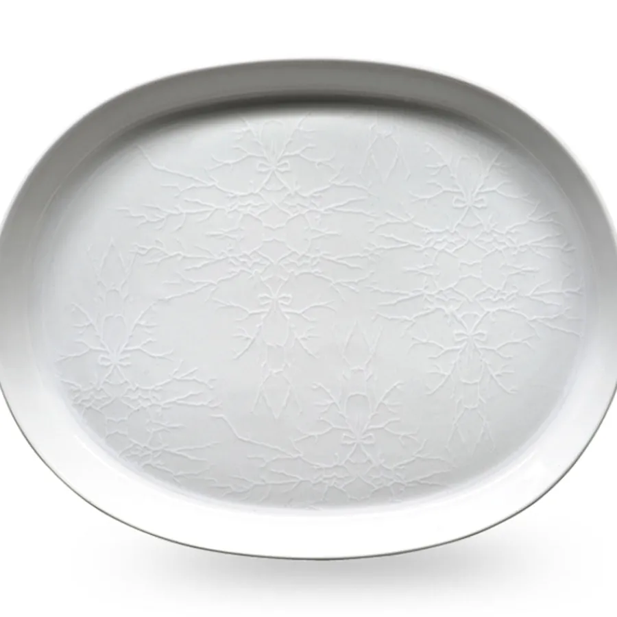 Fat>WIK & WALSØE FAT OVALT 36CM WHITE