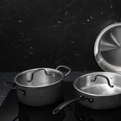 Aluminium>ASK Flint Gryte m/Lokk 20cm 2,8L