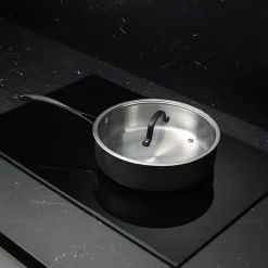 Stål>ASK Flint Traktørpanne m/Lokk 24cm 3,3L