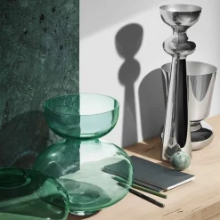 Dekor|Vaser>GEORG JENSEN Alfredo Vase 25cm Glass