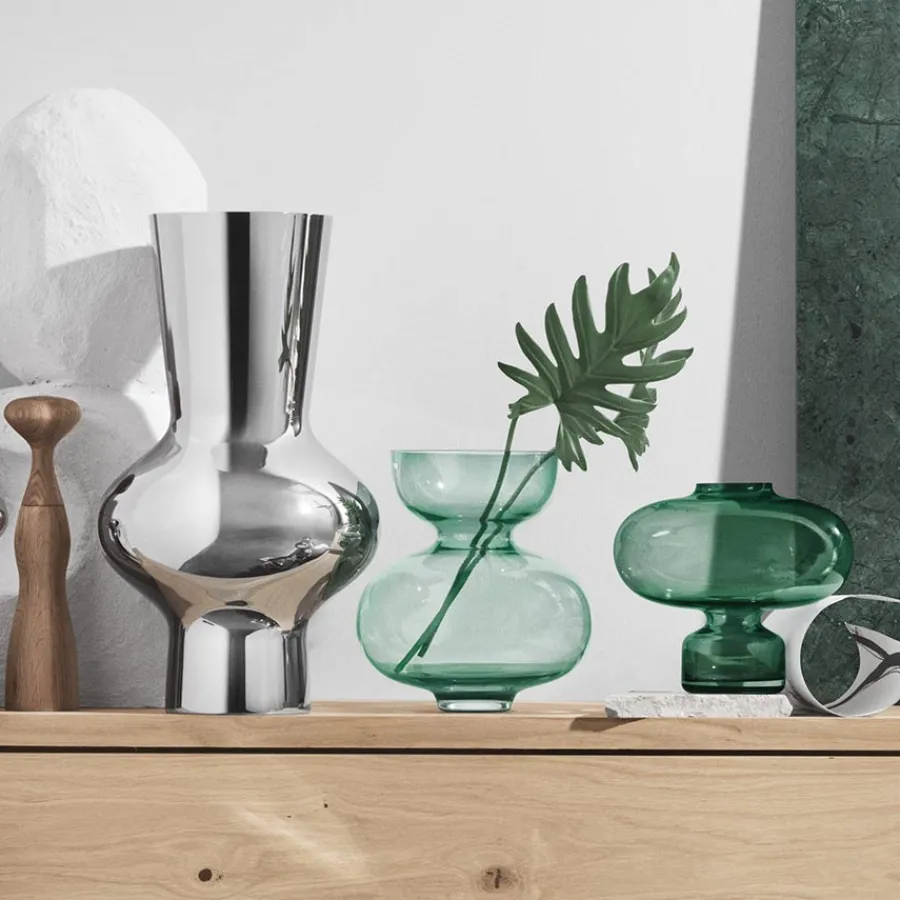 Dekor|Vaser>GEORG JENSEN Alfredo Vase 25cm Glass