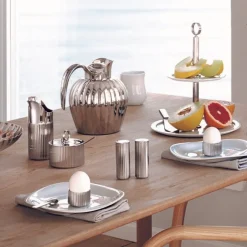 Eggeglass>GEORG JENSEN Bernadotte Eggeglass Sett 2stk