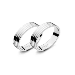 Dekor>GEORG JENSEN Bernadotte Serviettringer 2pk