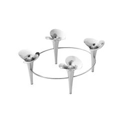 Dekor>GEORG JENSEN Bloom Botanica Lysestake Rustfritt Stål