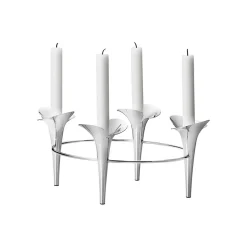 Dekor>GEORG JENSEN Bloom Botanica Lysestake Rustfritt Stål