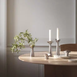 Dekor>GEORG JENSEN Bloom Botanica Telysholdere 2 Stk