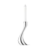 Dekor>GEORG JENSEN Cobra Lysestake 24cm blankt rustfritt stål