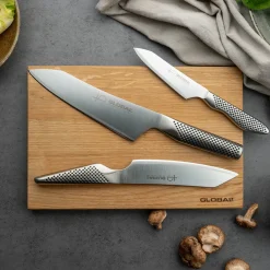 Kniver>GLOBAL Knivsett 3 Kniver G-4, GS-110, GS-58 40års Jubileum