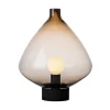 Bordlamper|Lamper Fra Hadeland Glassverk>HADELAND GLASSVERK Arkiv Bordlampe 4218 Kakao