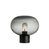 Bordlamper|Lamper Fra Hadeland Glassverk>HADELAND GLASSVERK Arkiv Bordlampe 4169 Røkgrå Liten
