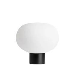 Bordlamper|Lamper Fra Hadeland Glassverk>HADELAND GLASSVERK Arkiv Bordlampe 4169 Hvit Matt Liten