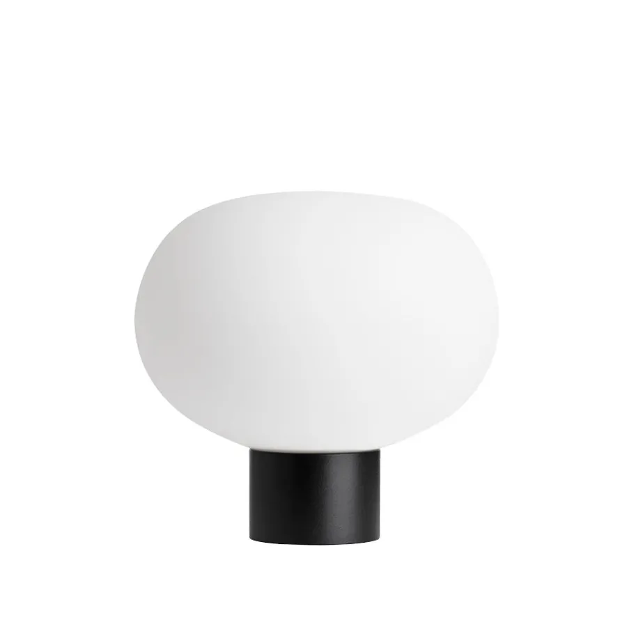 Bordlamper|Lamper Fra Hadeland Glassverk>HADELAND GLASSVERK Arkiv Bordlampe 4169 Hvit Matt Liten