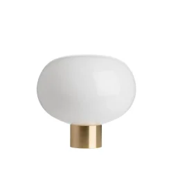 Bordlamper|Lamper Fra Hadeland Glassverk>HADELAND GLASSVERK Arkiv Bordlampe 4169 Hvit Liten