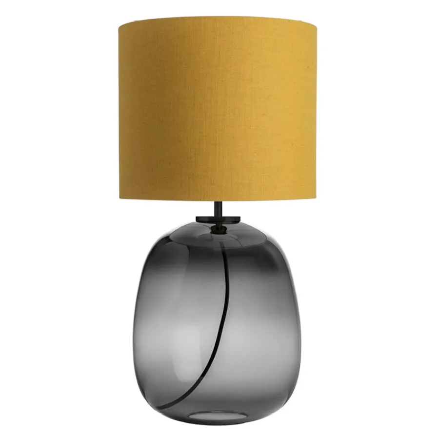 Bordlamper|Lamper Fra Hadeland Glassverk>HADELAND GLASSVERK Austra Bordlampe Røkgrå