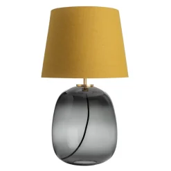 Bordlamper|Lamper Fra Hadeland Glassverk>HADELAND GLASSVERK Austra Bordlampe Røkgrå