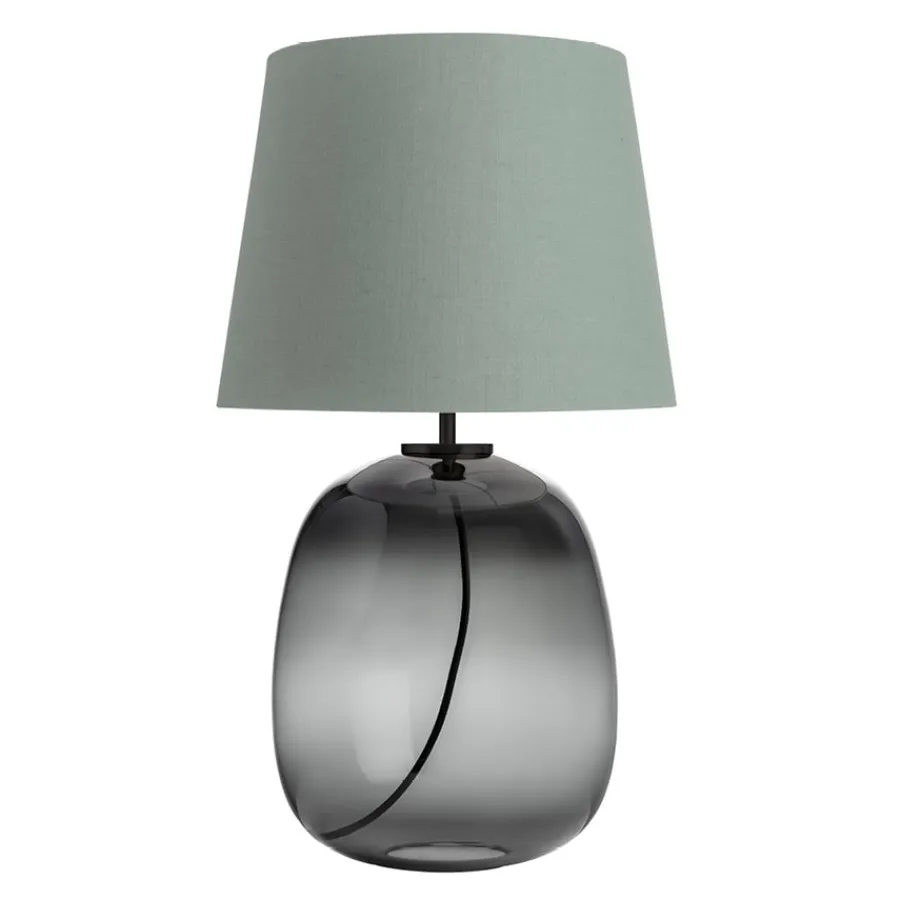 Bordlamper|Lamper Fra Hadeland Glassverk>HADELAND GLASSVERK Austra Bordlampe Røkgrå