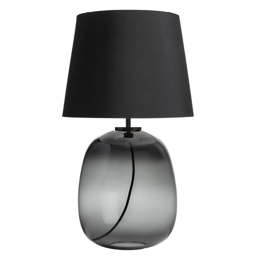 Bordlamper|Lamper Fra Hadeland Glassverk>HADELAND GLASSVERK Austra Bordlampe Røkgrå