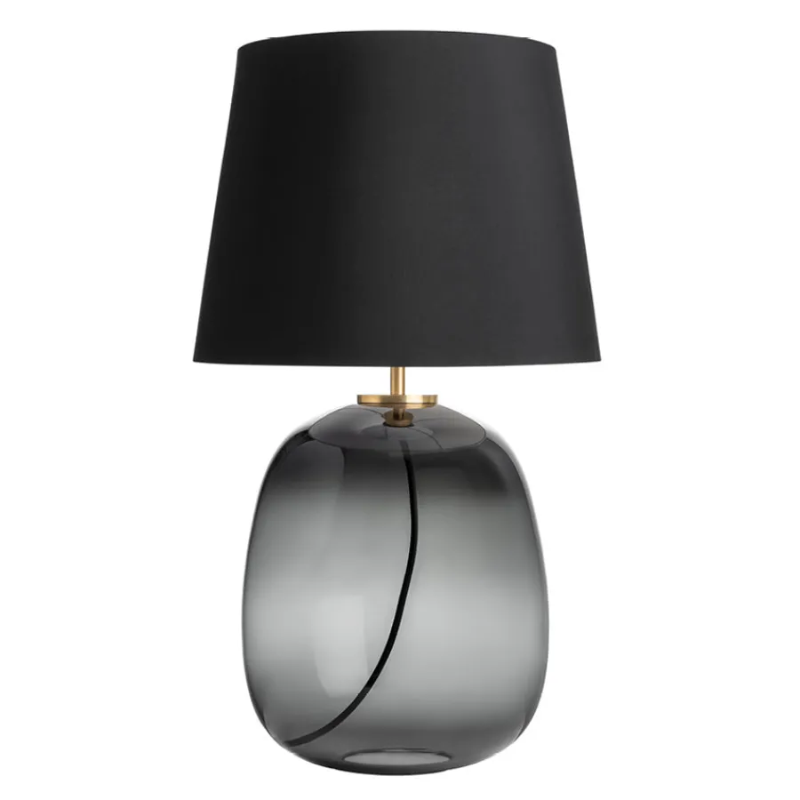 Bordlamper|Lamper Fra Hadeland Glassverk>HADELAND GLASSVERK Austra Bordlampe Røkgrå