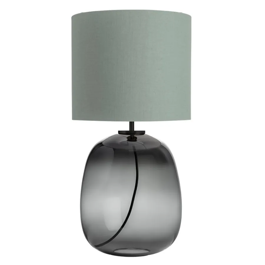 Bordlamper|Lamper Fra Hadeland Glassverk>HADELAND GLASSVERK Austra Bordlampe Røkgrå