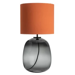 Bordlamper|Lamper Fra Hadeland Glassverk>HADELAND GLASSVERK Austra Bordlampe Røkgrå