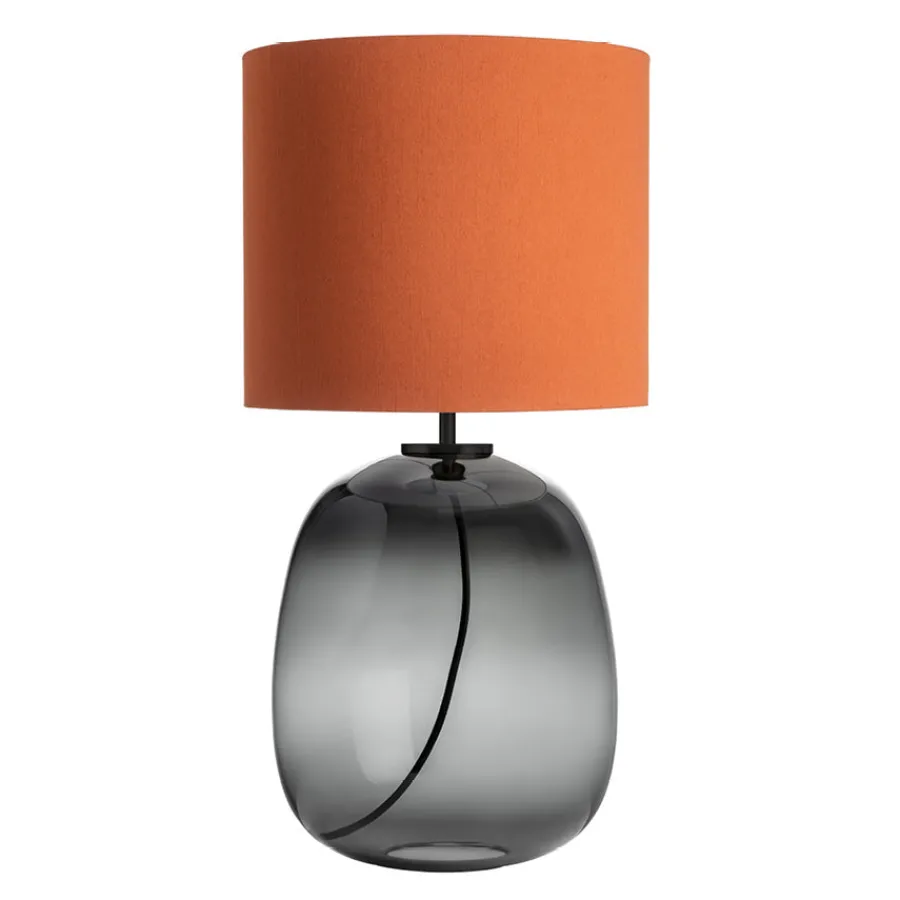 Bordlamper|Lamper Fra Hadeland Glassverk>HADELAND GLASSVERK Austra Bordlampe Røkgrå