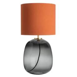 Bordlamper|Lamper Fra Hadeland Glassverk>HADELAND GLASSVERK Austra Bordlampe Røkgrå