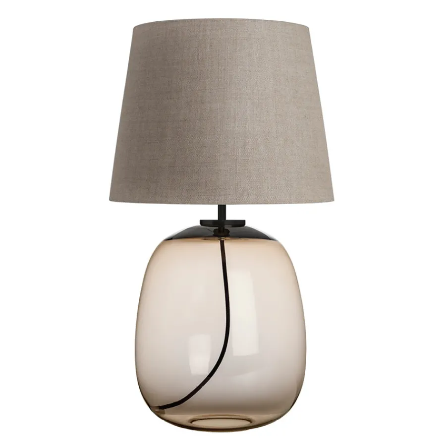 Bordlamper|Lamper Fra Hadeland Glassverk>HADELAND GLASSVERK Austra Bordlampe Kakao