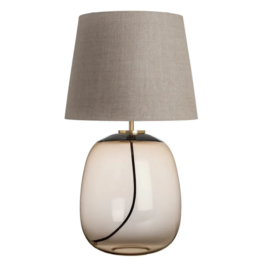 Bordlamper|Lamper Fra Hadeland Glassverk>HADELAND GLASSVERK Austra Bordlampe Kakao