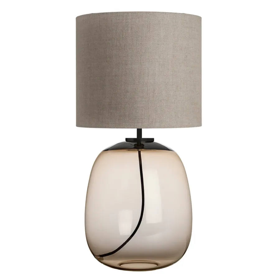 Bordlamper|Lamper Fra Hadeland Glassverk>HADELAND GLASSVERK Austra Bordlampe Kakao