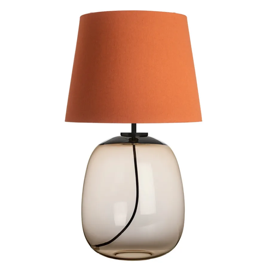 Bordlamper|Lamper Fra Hadeland Glassverk>HADELAND GLASSVERK Austra Bordlampe Kakao
