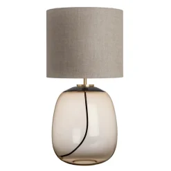 Bordlamper|Lamper Fra Hadeland Glassverk>HADELAND GLASSVERK Austra Bordlampe Kakao
