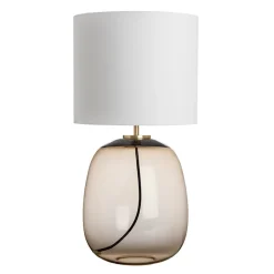 Bordlamper|Lamper Fra Hadeland Glassverk>HADELAND GLASSVERK Austra Bordlampe Kakao