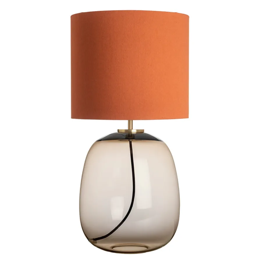 Bordlamper|Lamper Fra Hadeland Glassverk>HADELAND GLASSVERK Austra Bordlampe Kakao