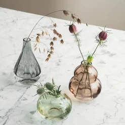 Dekor|Vaser>HADELAND GLASSVERK Blom Minivaser 3pk