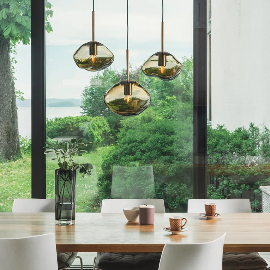 Anbefalte Kombinasjoner|Taklamper>HADELAND GLASSVERK Crystal Stone Pendellampe