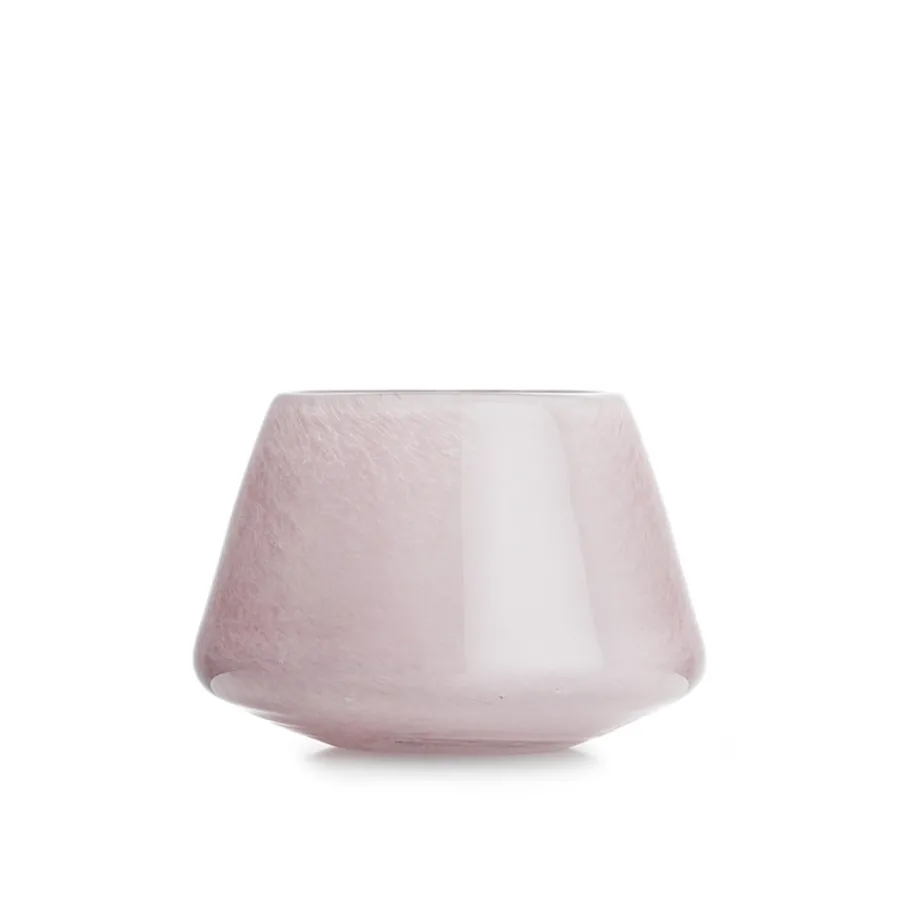 Lys>HADELAND GLASSVERK Dugg Lyslykt 8,5cm Rosa