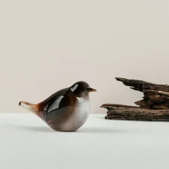 Dekor>HADELAND GLASSVERK Dyrefigurer Fossekall 11 cm
